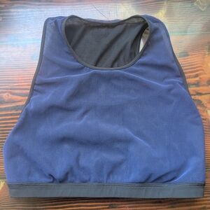 Lululemon Mesh Racerback Sports Bra – Blue/Black – Size 12